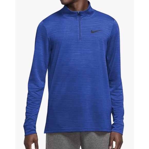 Nike Breathe Superset Men’s Royal Blue Quarter Zip Pullover (Size M) - Picture 7 of 14